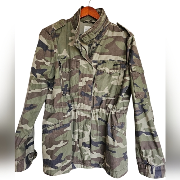 Thread & Supply Camo Jacket w/Waist Drawstring - Medium - Picture 3 of 15